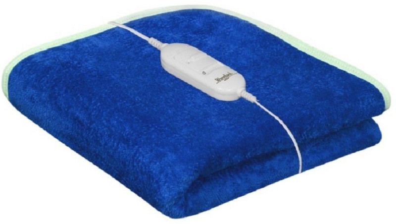 warmland Solid Single Electric Blanket(Polyester, Blue)