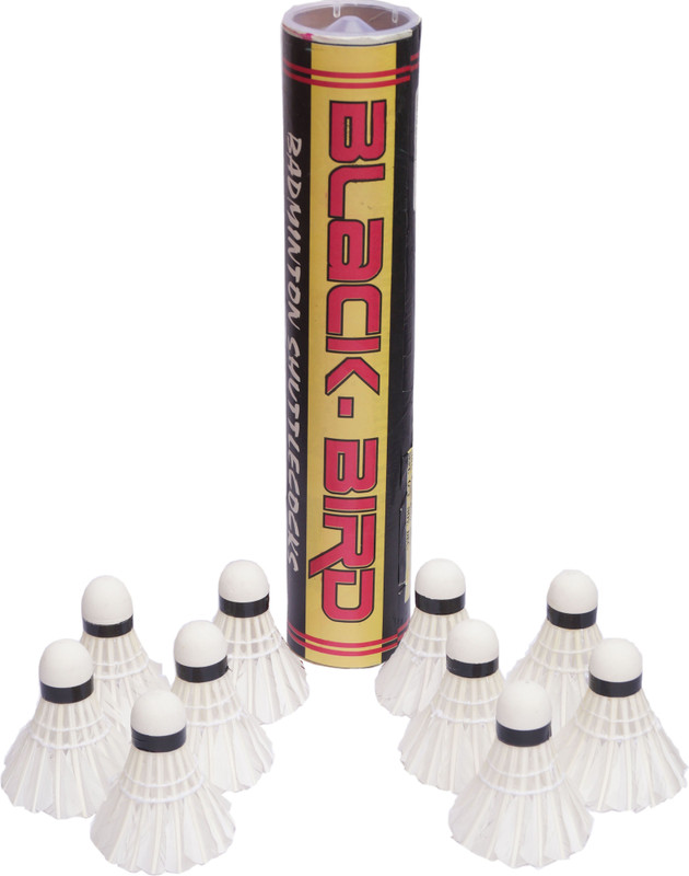 SST SST Funtown 600 W-10 Feather Shuttle - White(Fast, 79, Pack of 10)