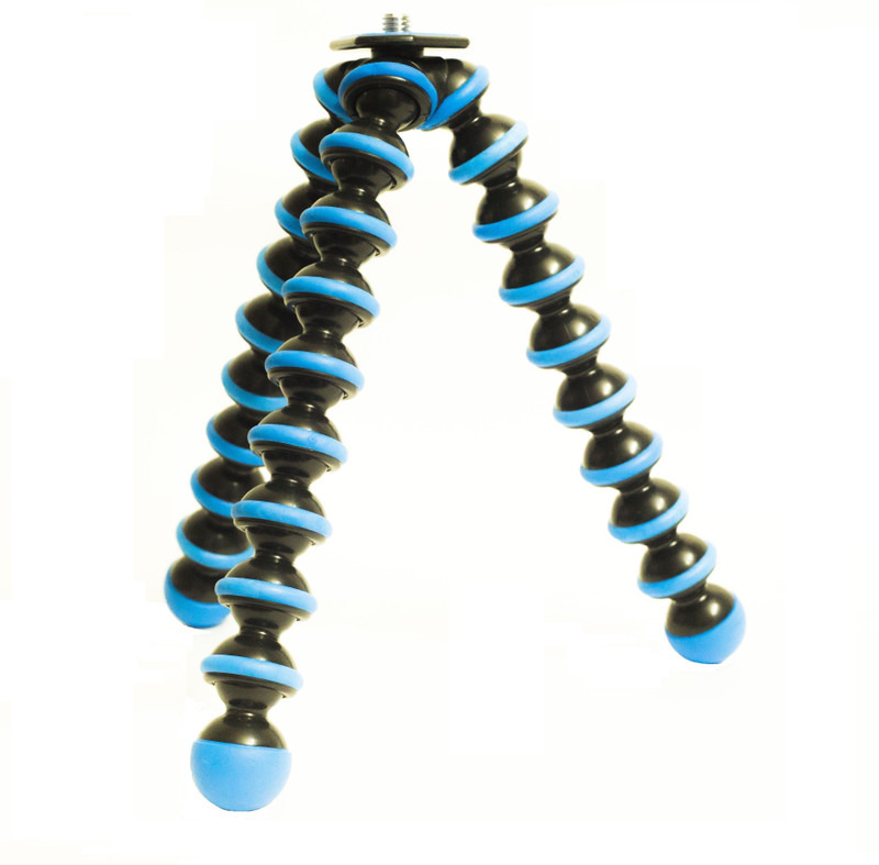 yantralay 10 inch Flexible Gorillapod Tripod With Mobile Attachment For DSLR & Smartphones Tripod Tripod, Tripod Kit, Monopod(Blue, Supports Up to 2500 g)