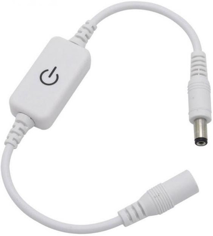 Futaba LED Touch Dimmer Switch with DC Female & Male Plug - White 5 A Sliding Dimmer(White)