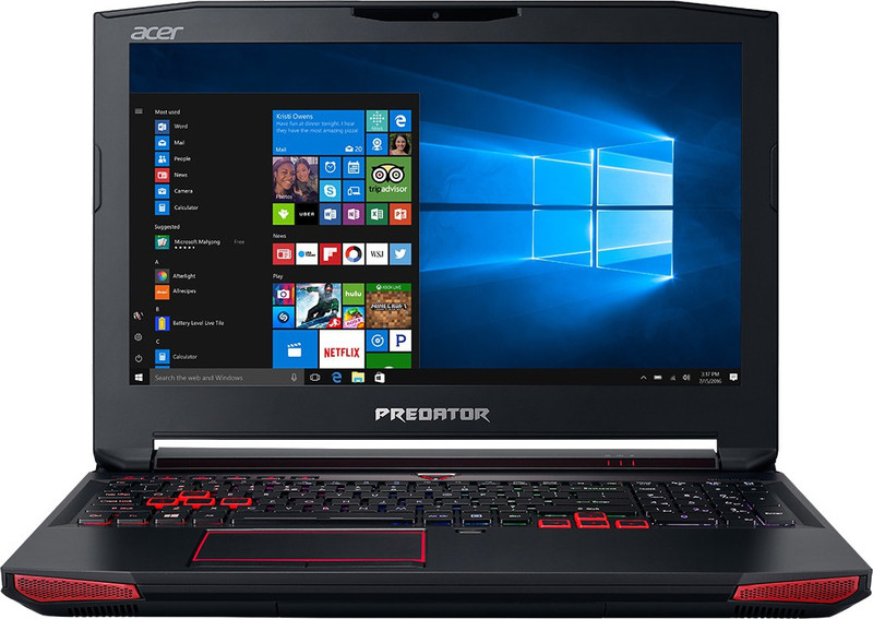 Acer Predator 15 Core i7 7th Gen - (16 GB/1 TB HDD/256 GB SSD/Windows 10 Home/6 GB Graphics) G9-593 Gaming Laptop(15.6 inch, Black, 3.7 kg, With MS Office)