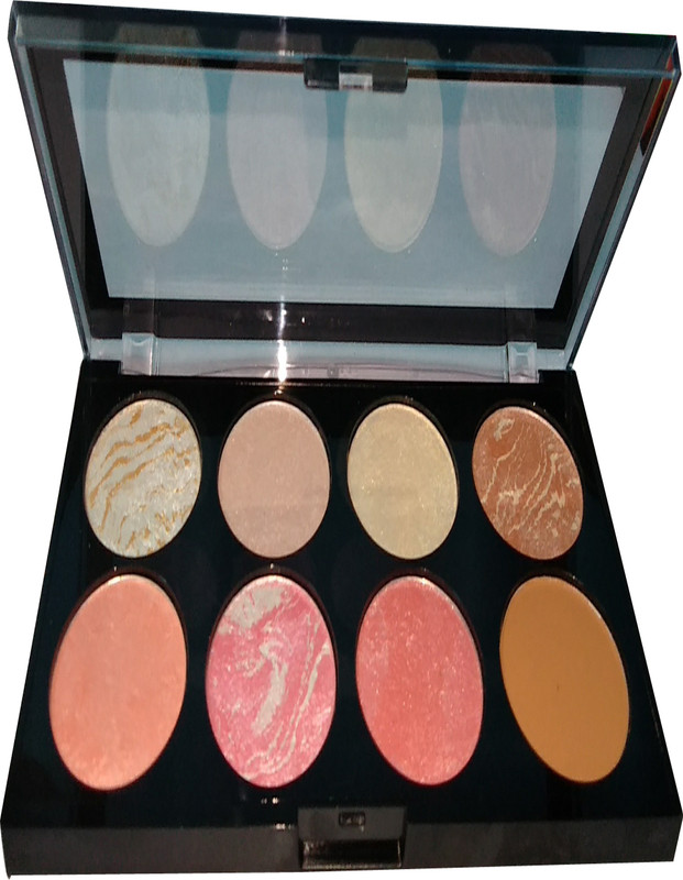 Sivanna Colors Pro HD Blusher & Highlighter & Contour Palette