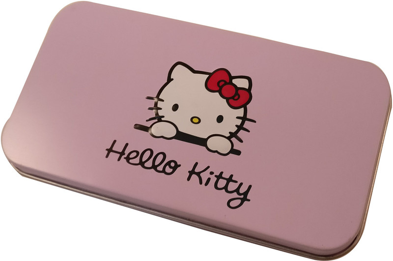 GlobalityCo Hello Kitty Makeup Brush Set 7Pc Makeup Mini Brush Kit - Eye/Lips/Face Makeup Brush With a Storage Box(Pack of 7)