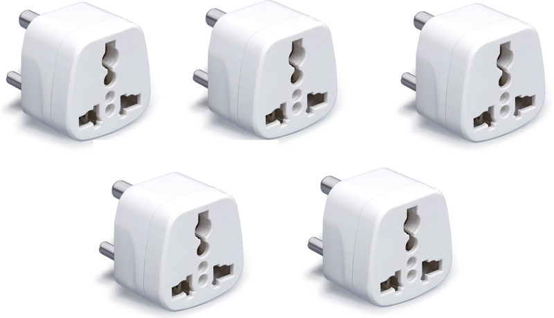 wowsome COMPUTER CONVERSION PLUG Three Pin Plug(White)