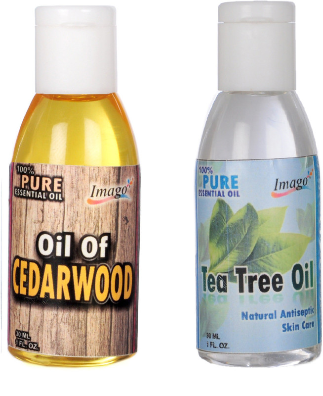 Imago Cedarwood & Tea Tree Essential Oil For Skin Hair Massage Antiseptic Hair Oil(60 ml)