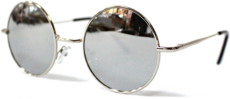 cockscomb Round Sunglasses(Silver)