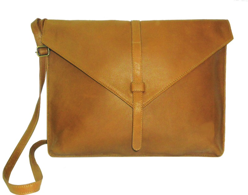 clutch Envelope Sling Sling Bag(Brown, 4 inch)
