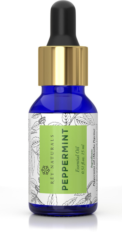 Rey Naturals Peppermint Oil For Aromatherapy , Skin , Muscles & Aroma Diffusers(15 ml)