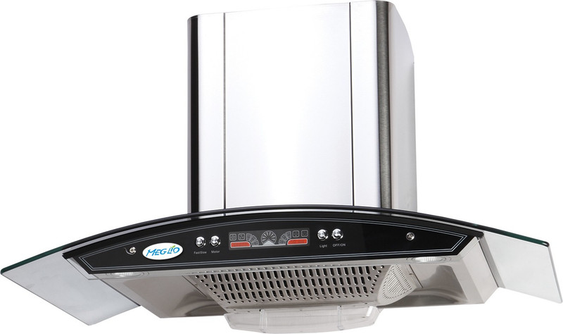Meglio AUNIA 75 Wall Mounted Chimney(silver 1100 CMH) Meglio AUNIA 75 Wall Mounted Chimney(silver 1100 CMH)