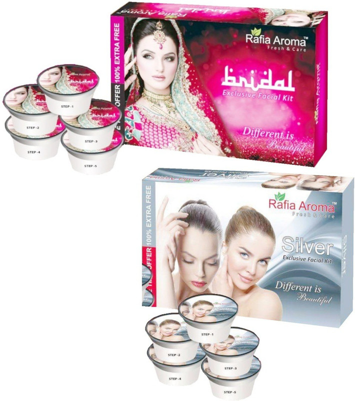 rafia aroma Bridal Silver Exclusive Facial Kit 660 g(Set of 2)