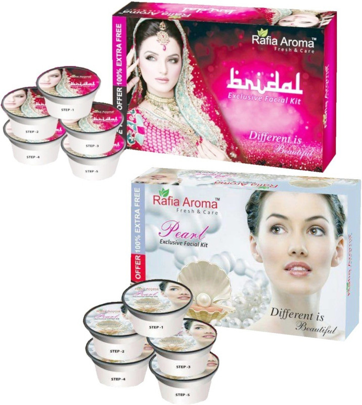rafia aroma Bridal Pearl Exclusive Facial Kit 660 g(Set of 2)