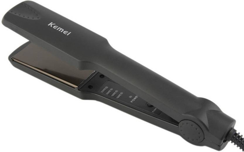 Black Kemei 329 Hair Straightener For Professional 240