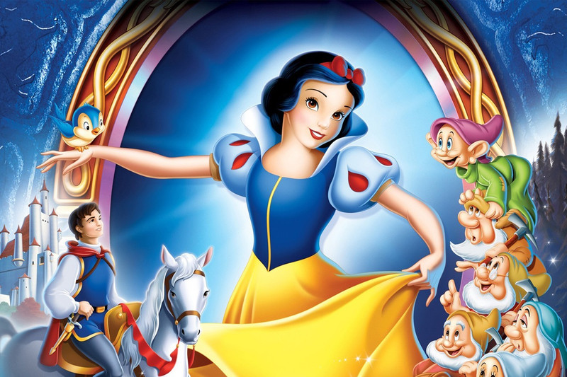 DISNEY SNOW WHITE CARTOON PAPER PRINT POSTER Paper Print(12 inch X 18 inch)