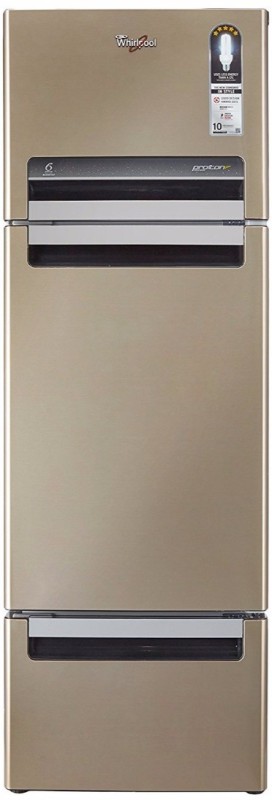 Whirlpool 240 L Frost Free Triple Door Refrigerator(Sunset Bronze, FP...