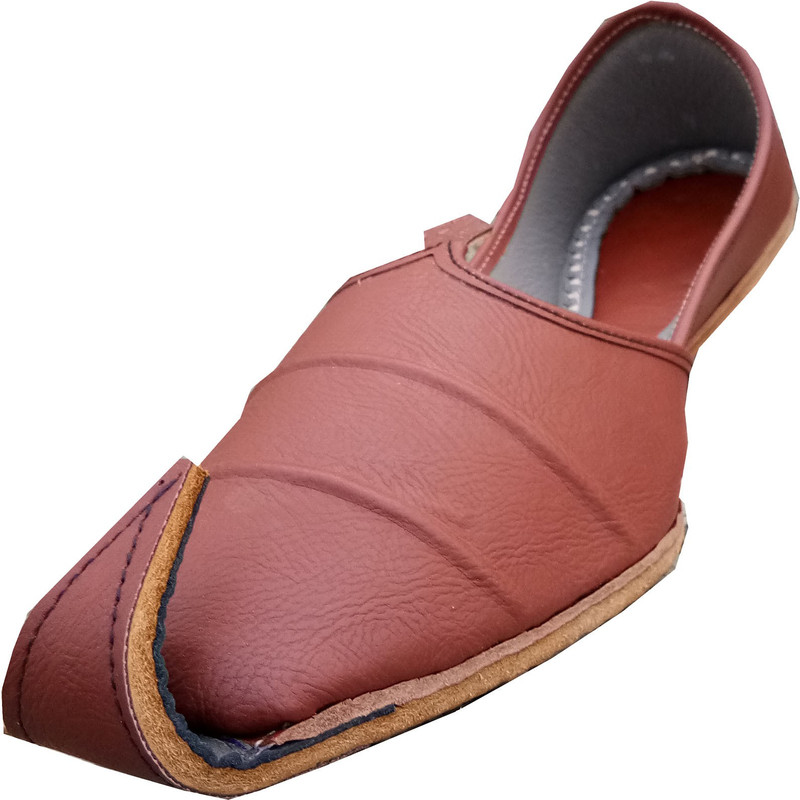 kalakari brown khussa 45 Jutis For Men(Brown)