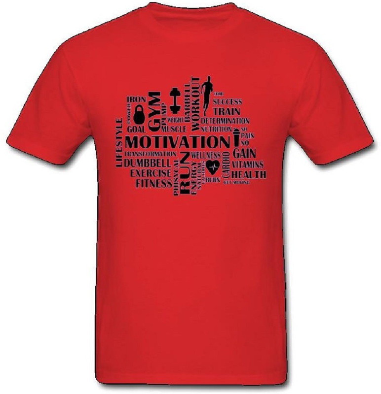 moon trends Printed Men Round Neck Red T-Shirt