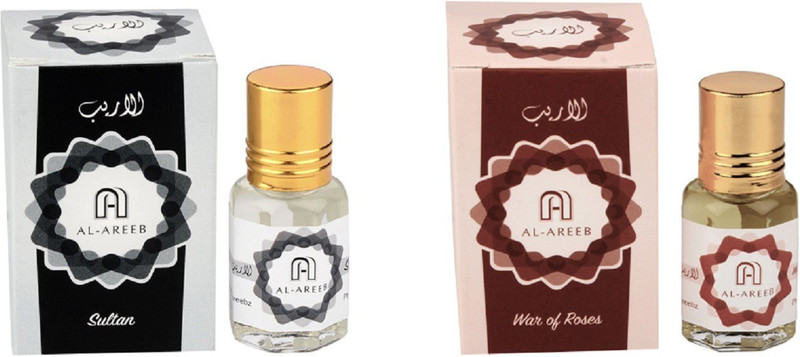 AL AREEB EXCLUSIF SERIES COLLECTION COMBO PACK OF 2 SULTAN ( WHITE OUDH ) & WAR OF ROSES Herbal Attar(Oud (agarwood)) AL AREEB EXCLUSIF SERIES COLLECTION COMBO PACK OF 2 SULTAN ( WHITE OUDH ) & WAR OF ROSES Herbal Attar(Oud (agarwood))