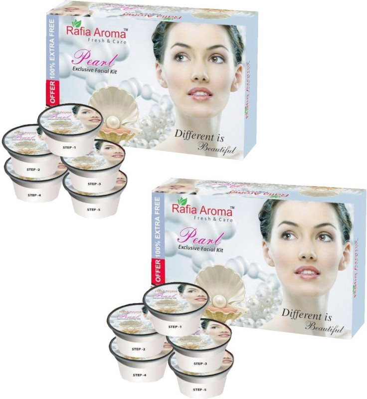 rafia aroma Pearl Exclusive Facial Kit 660 g(Set of 2)