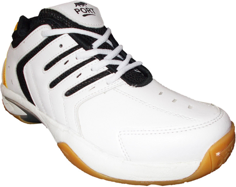 Port SpaRky-THK Badminton Shoes For Men(White)