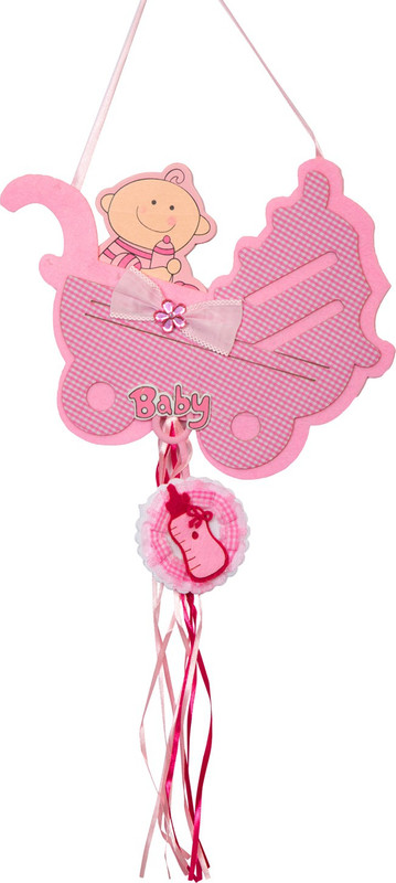 rock the party BABY SHOWER HANGING (GIRL) Banner(0.85 ft, Pack of 1)