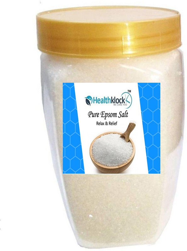 healthklock 100% Pure Epsom salt ( Relax & Relief ) , 700gm box(750 g)