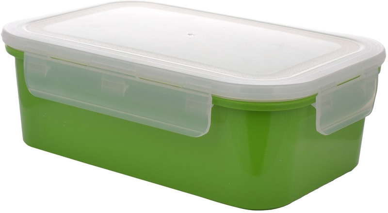 Ektra Melamine Green Lunch Box Tiffin Container with Lid for Home Office, Kids School Thermo Lunch Box | 1000 ml, Green 1 Containers Lunch Box(1000 ml)