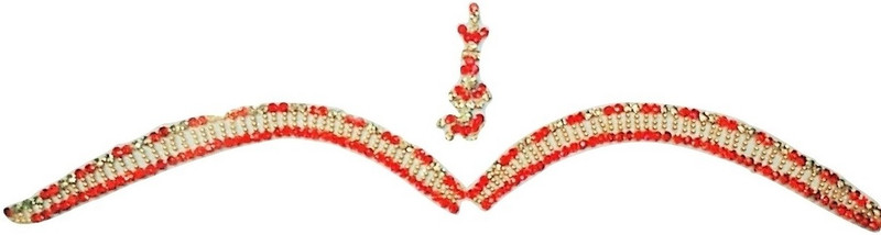 amrapali AL00259BB LADIES DULHAN BRIDAL Red Bindis(STICK ON)