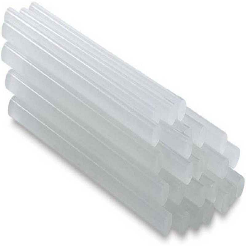 provouge white transperent 25 pcs hot melt glue stick easy use in all type glue gun - 750 g