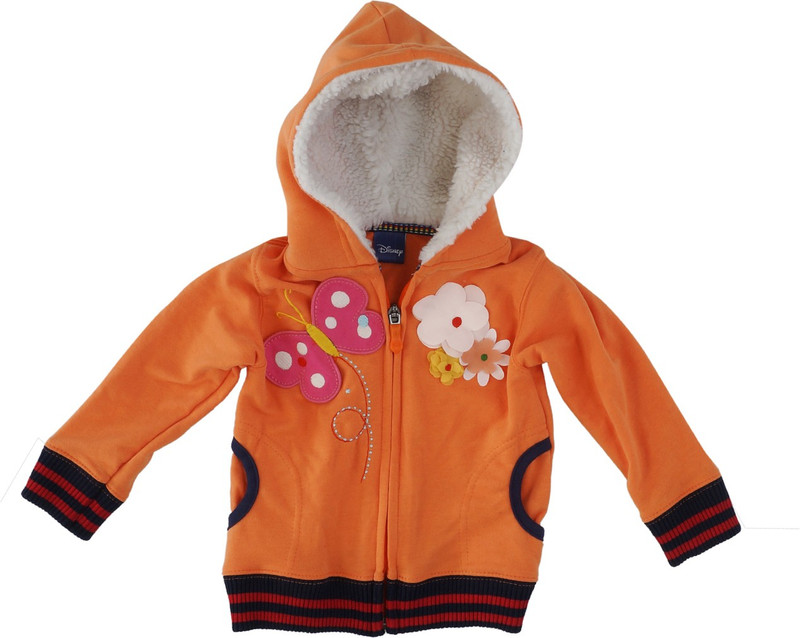 Indirang Full Sleeve Printed Baby Girls Jacket