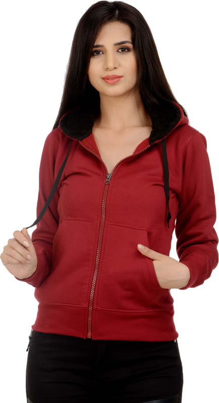 Christy World Full Sleeve Solid Women's Jacket