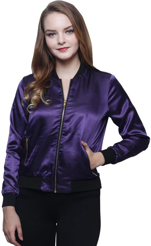 Trendsnu Full Sleeve Self Design Women Jacket