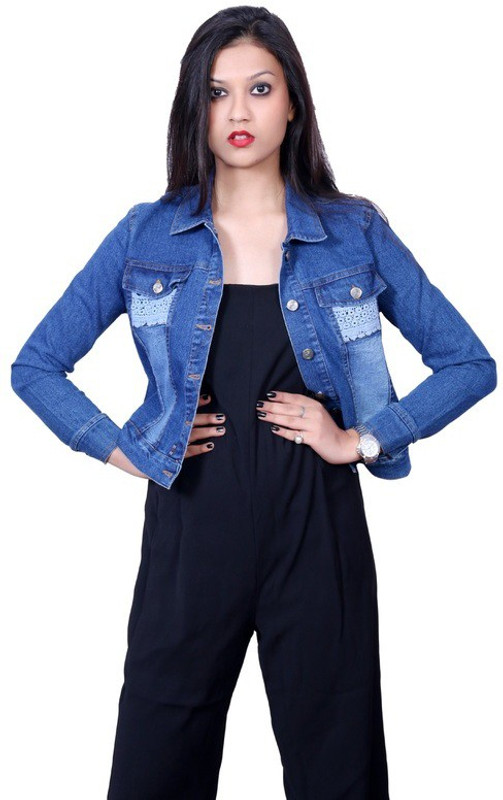 style souk Full Sleeve Solid Women Denim Jacket