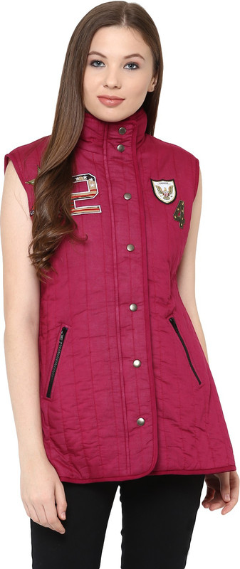 The Vanca Sleeveless Solid Women Jacket