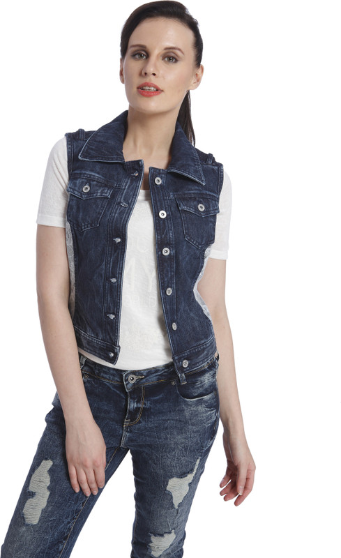 Only Sleeveless Solid Women Jacket