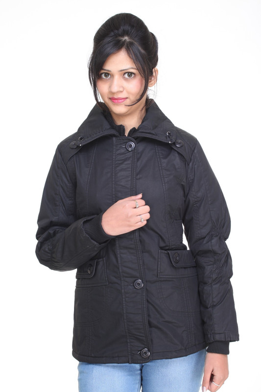 Trufit Full Sleeve Solid Women Bomber Jacket