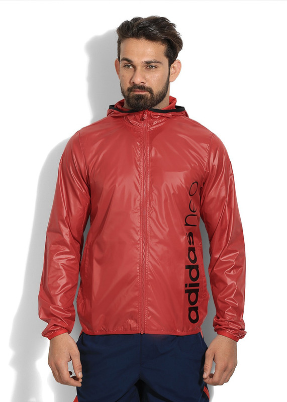 ADIDAS Full Sleeve Solid Men Sports Jacket