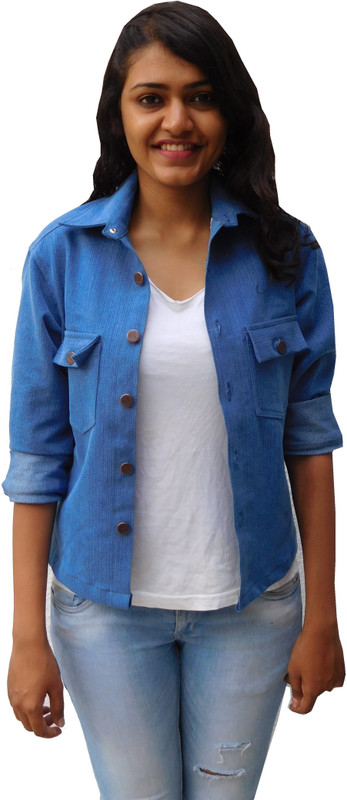 Oshin Full Sleeve Solid Women Denim Jacket