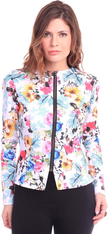 Sassafras Full Sleeve Floral Print Women Jacket