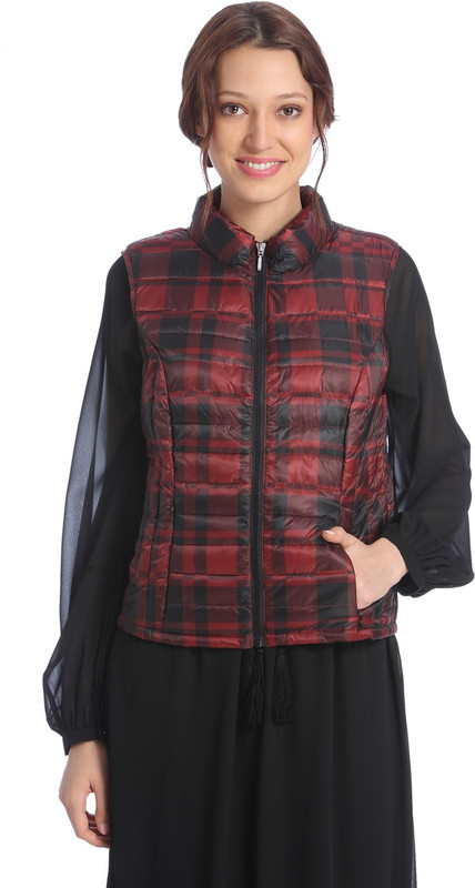 Vero Moda Sleeveless Checkered Women Jacket