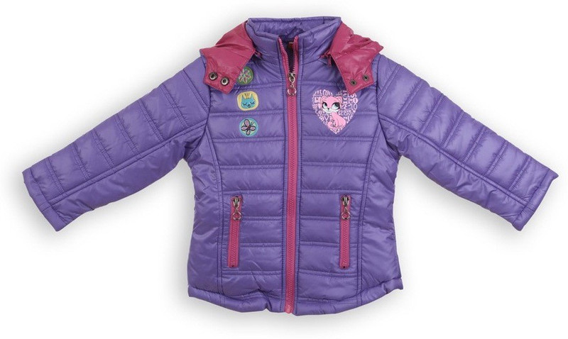 Lilliput Full Sleeve Solid Baby Girls Jacket