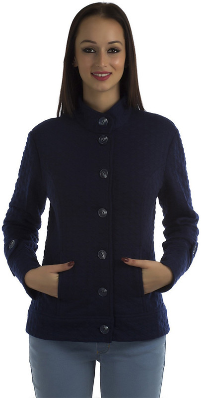 Peptrends Full Sleeve Self Design Women Jacket