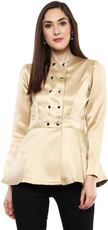 Sassafras Full Sleeve Solid Women Jacket