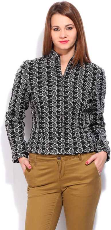 Van Heusen Full Sleeve Self Design Women Jacket
