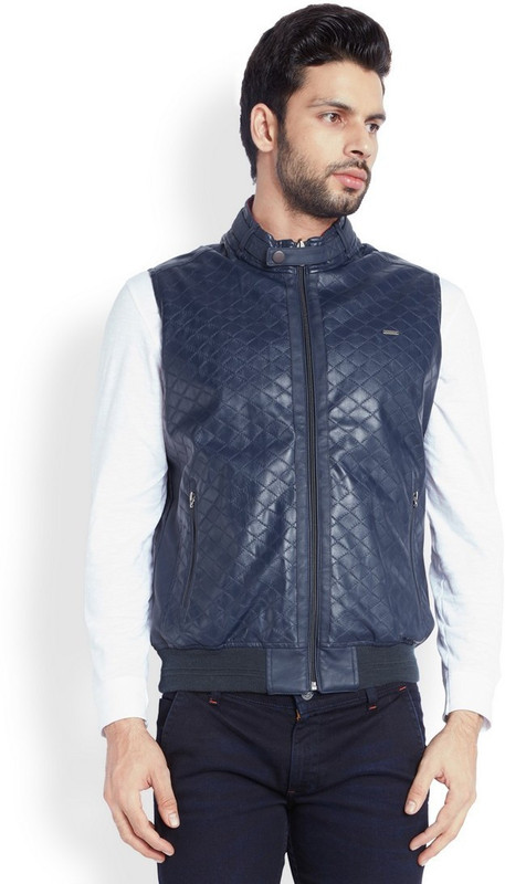 Park Avenue Sleeveless Solid Men Jacket