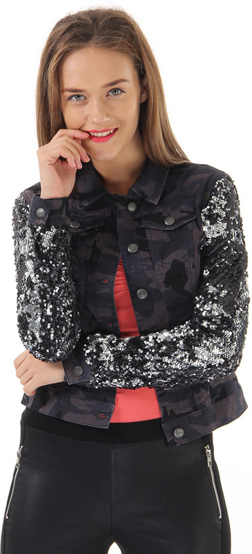Only Full Sleeve Embellished Women Jacket
