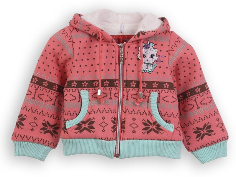 Lilliput Full Sleeve Printed Baby Girls Jacket