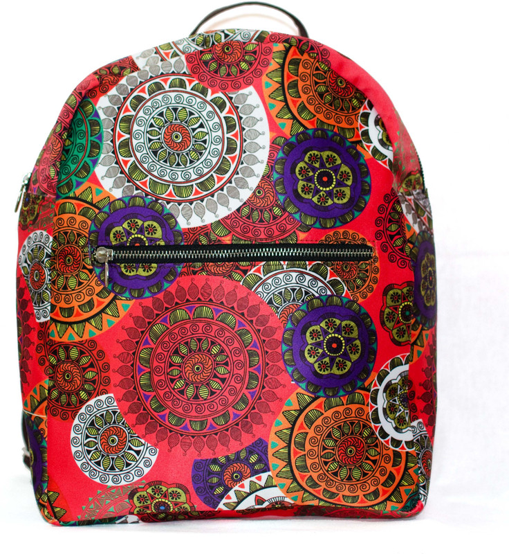 anartline Mandala Printed Backpack Backpack(Multicolor, 12 L)
