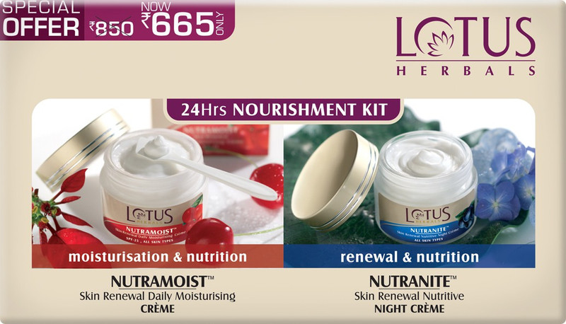Lotus 24 Hours Nourishment kit 50 g(Set of 2)