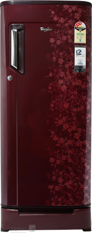 Whirlpool 200 L Direct Cool Single Door 3 Star Refrigerator with Base Drawer(Wine Exotica, 215 IMPWCOOL ROY 3S) Whirlpool 200 L Direct Cool Single Door 3 Star Refrigerator with Base Drawer(Wine Exotica, 215 IMPWCOOL ROY 3S)