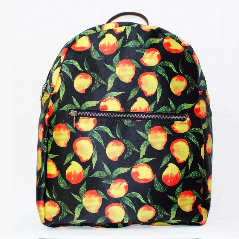 anartline Mango Printed Backpack Backpack(Multicolor, 12 L)